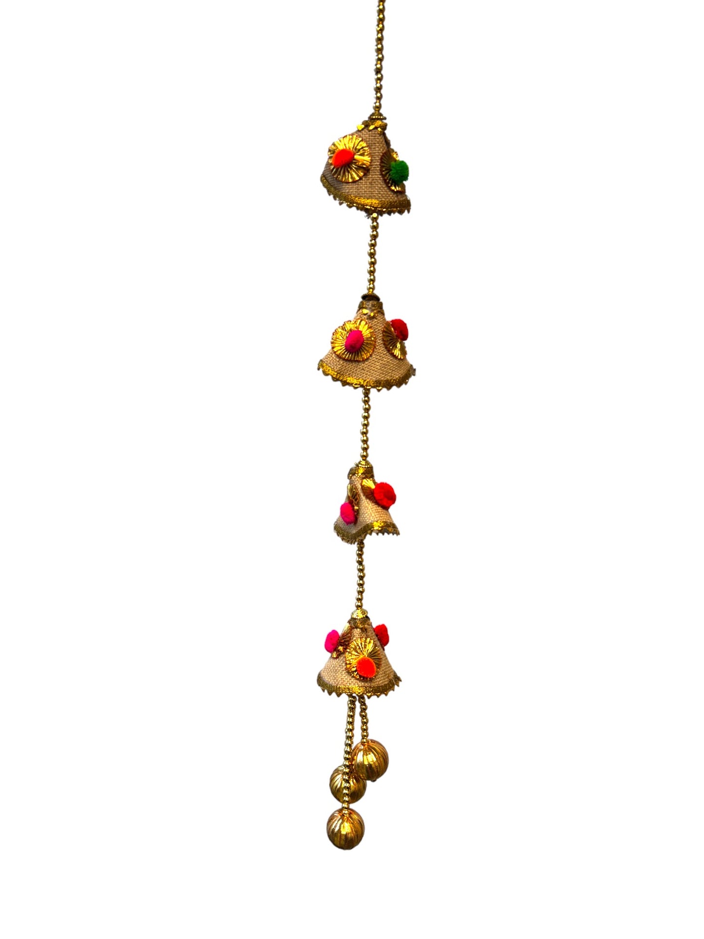Jute Lari with PomPom & Gota, Set of 5