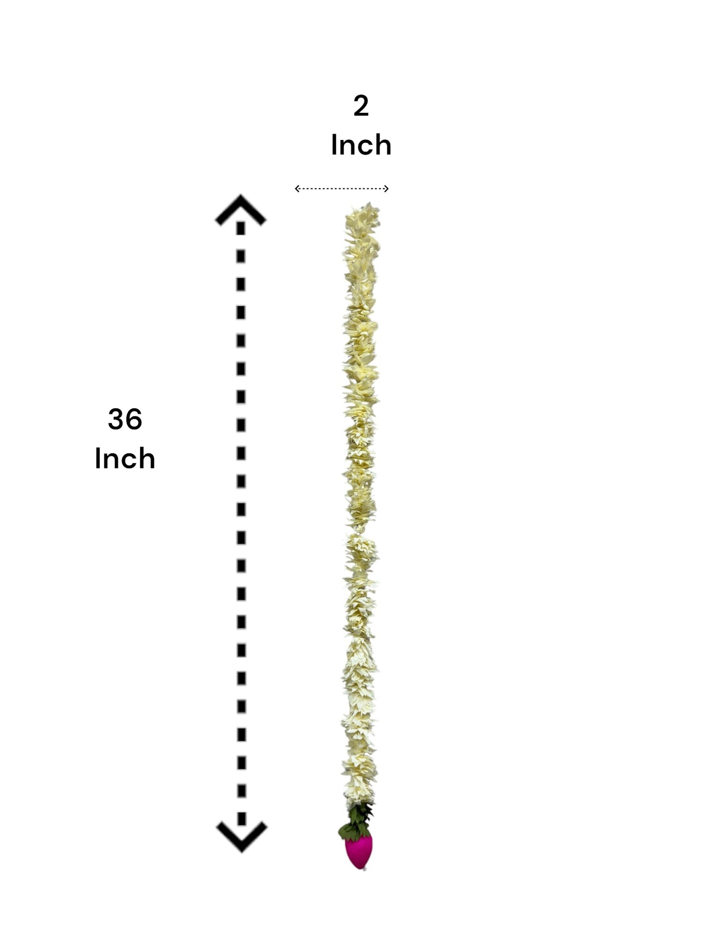 3 Feet Long Plastic Lotus Lari, Set of 12