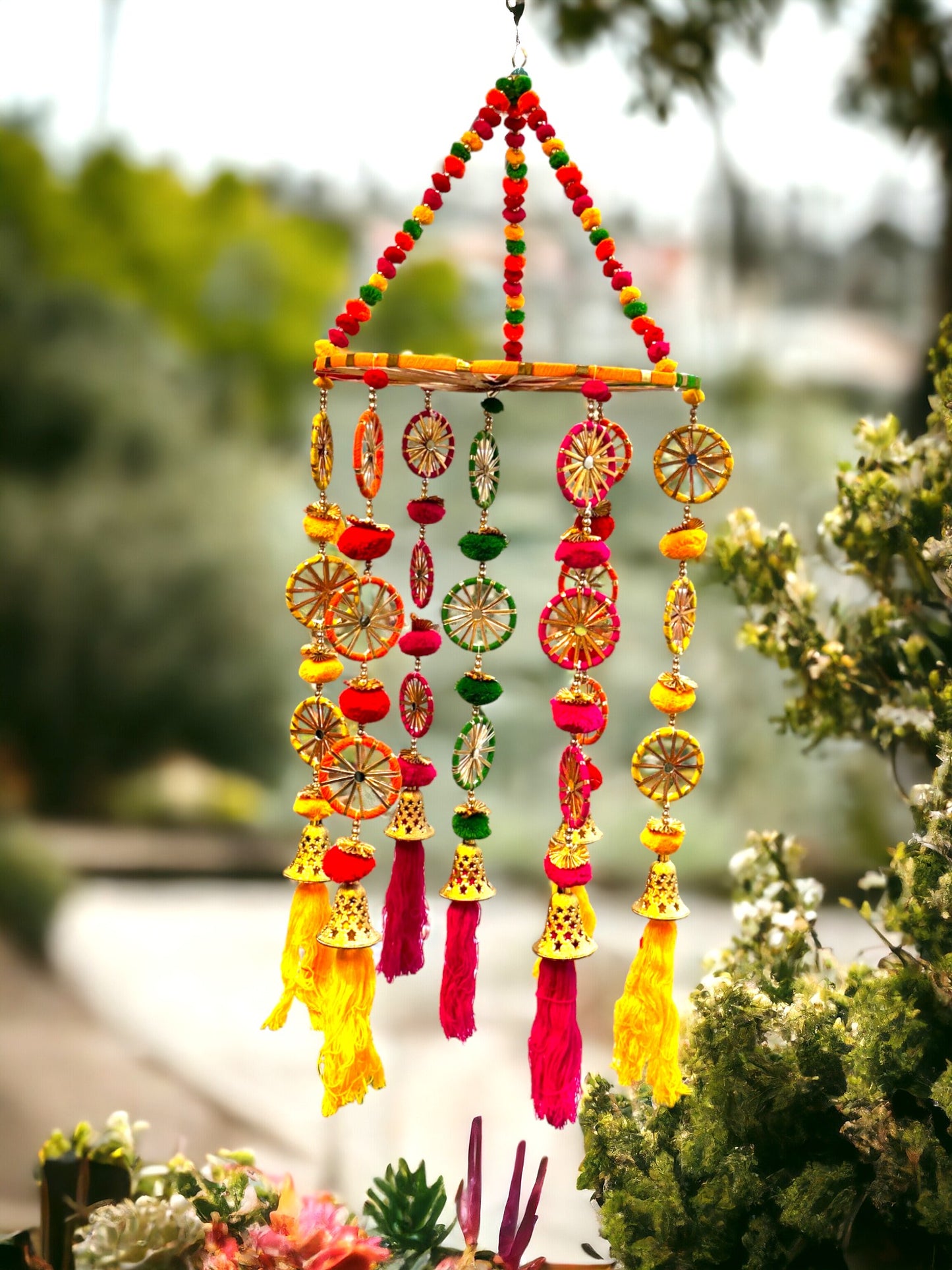 PomPom, Ring, Bell & Mirror Jhoomar