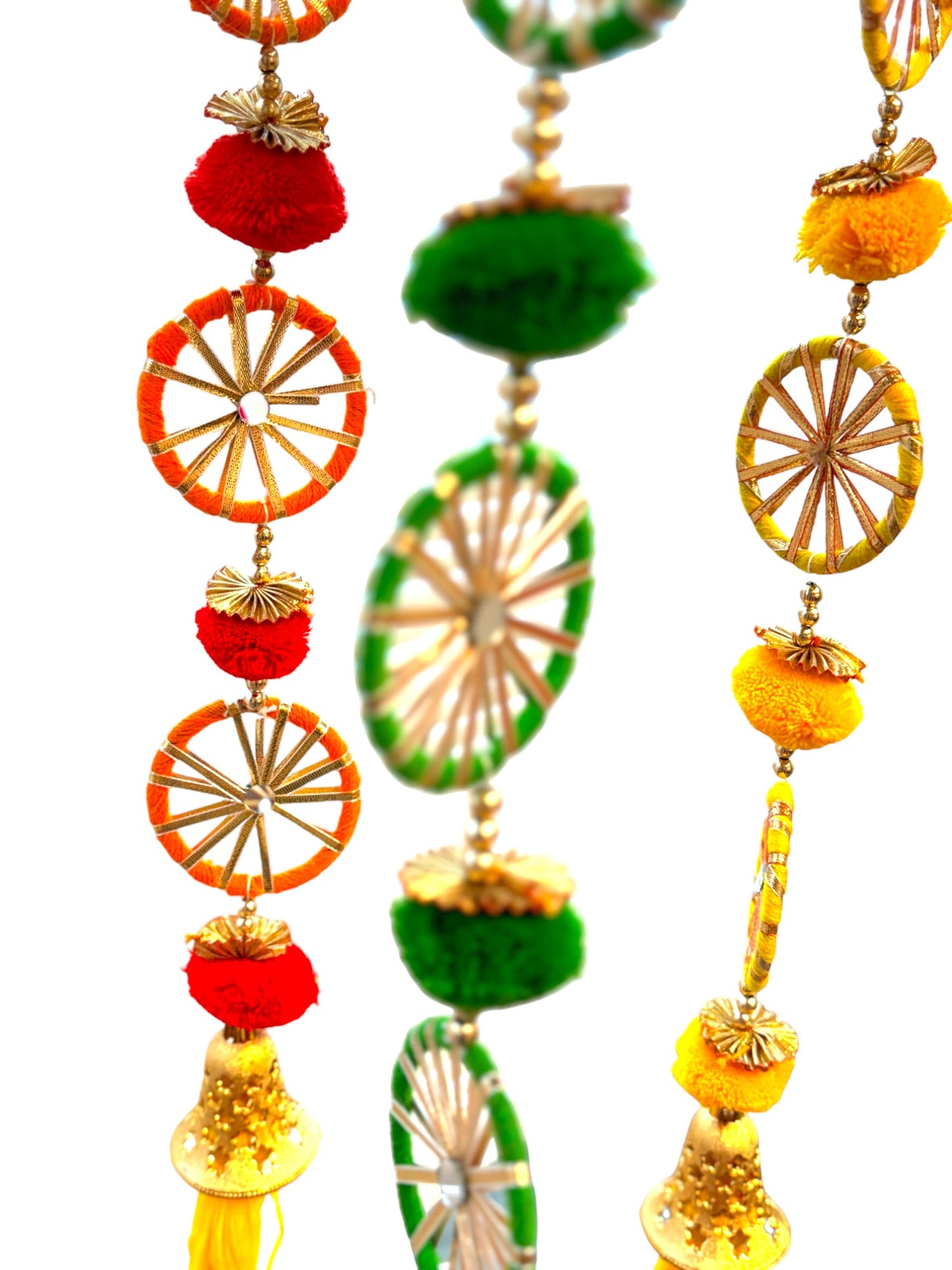 PomPom, Ring, Bell & Mirror Jhoomar