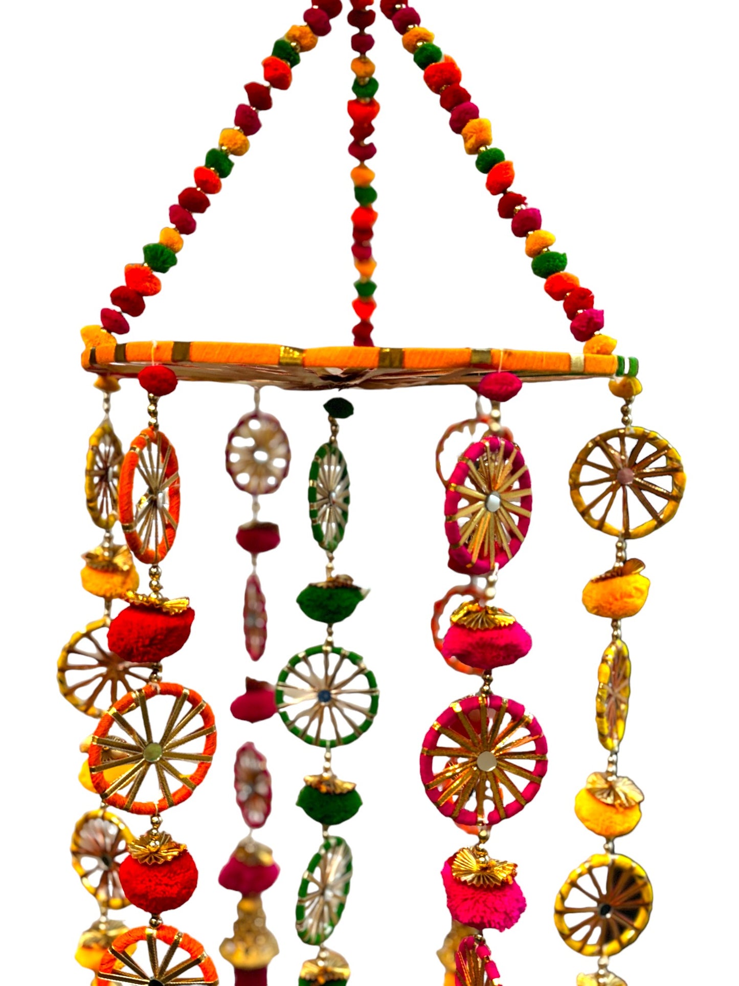 PomPom, Ring, Bell & Mirror Jhoomar