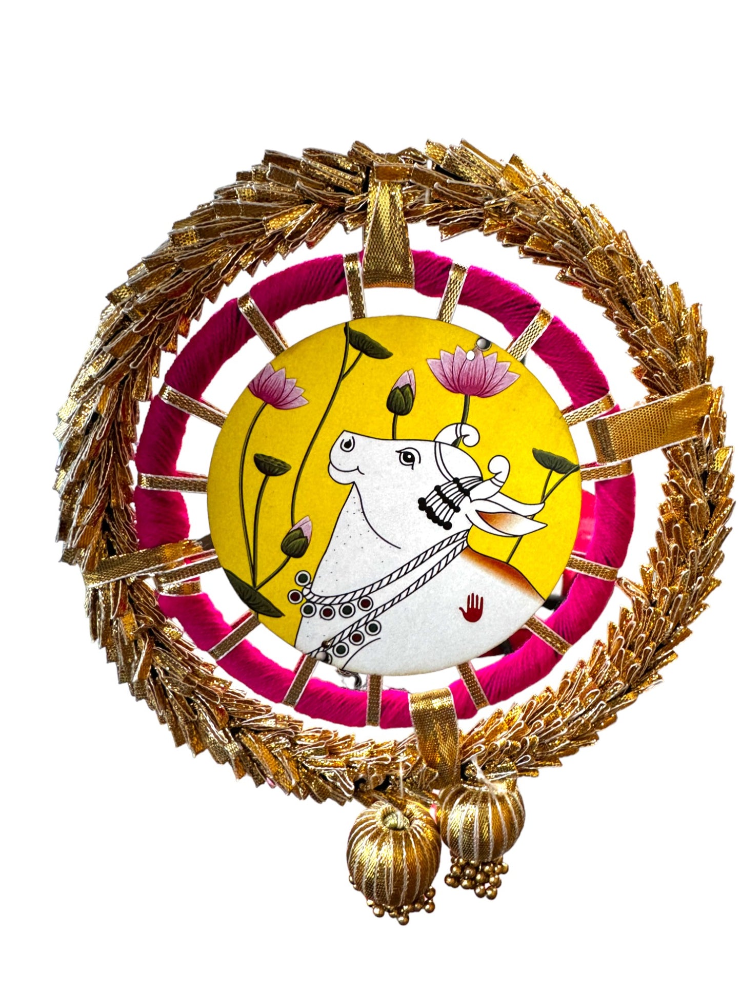 Pichwai, Ring & Tassels Lari, Set of 2