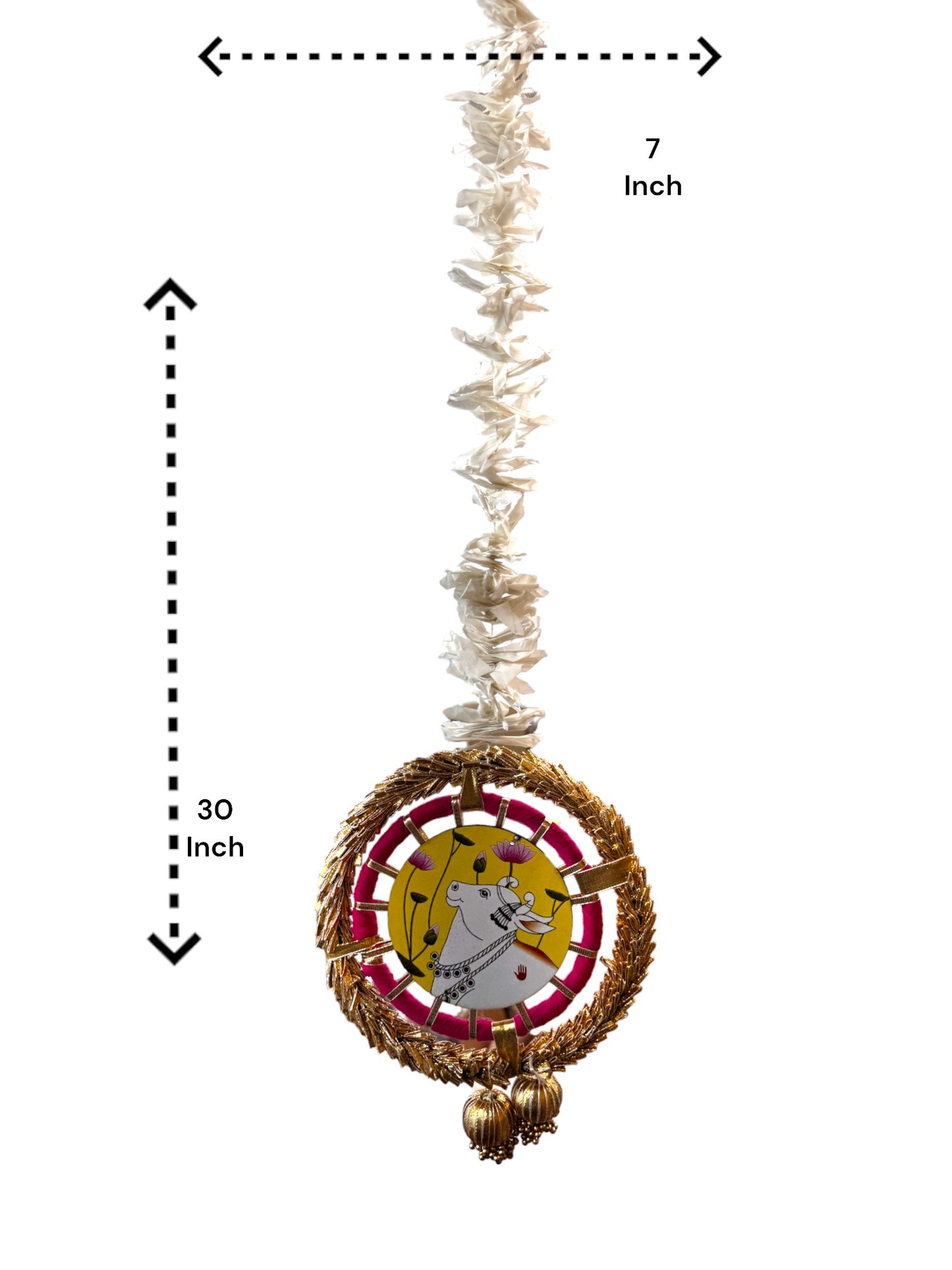 Pichwai, Ring & Tassels Lari, Set of 2