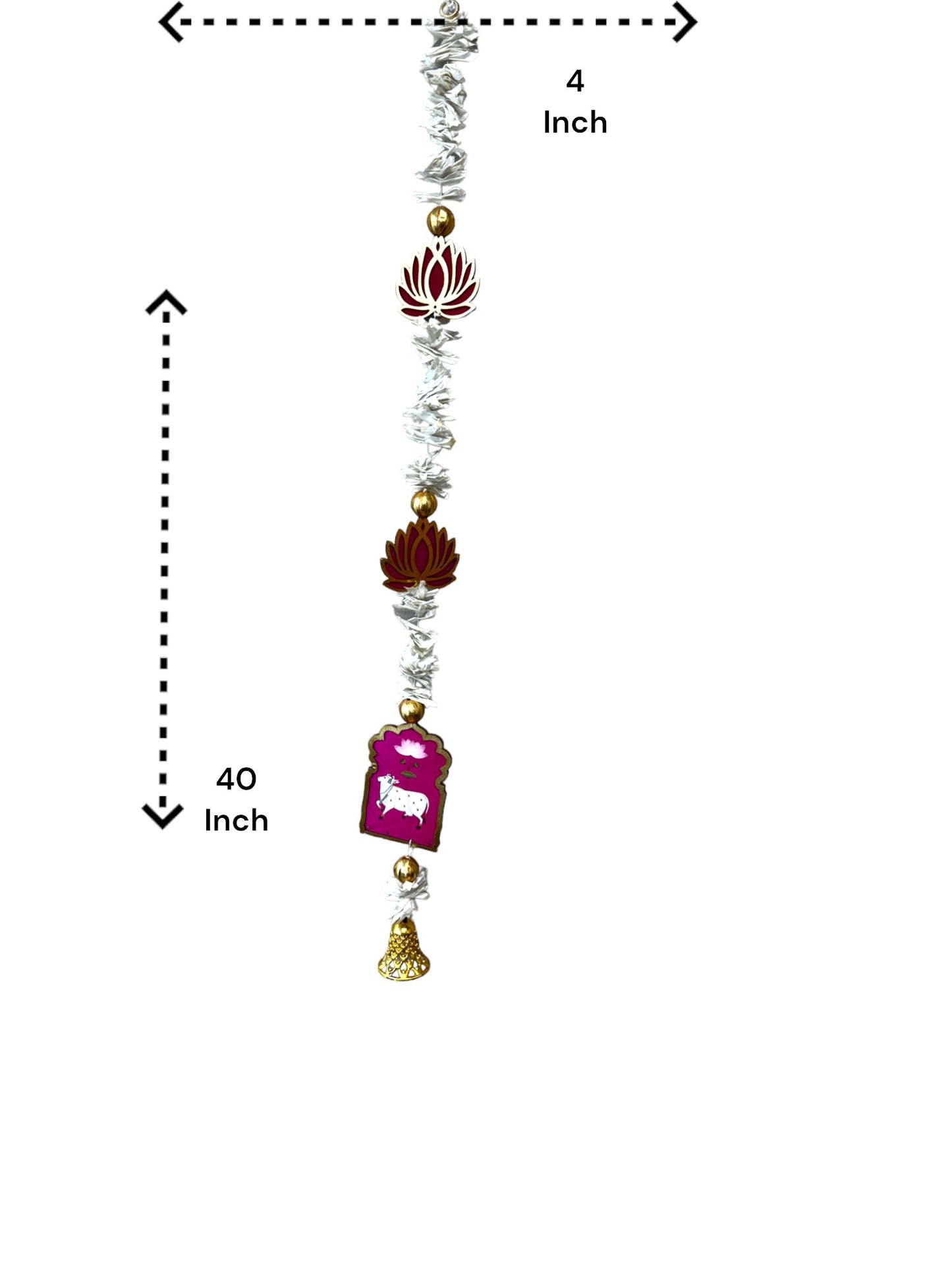 Pichwai, Lotus & Bell Lari, Set of 2
