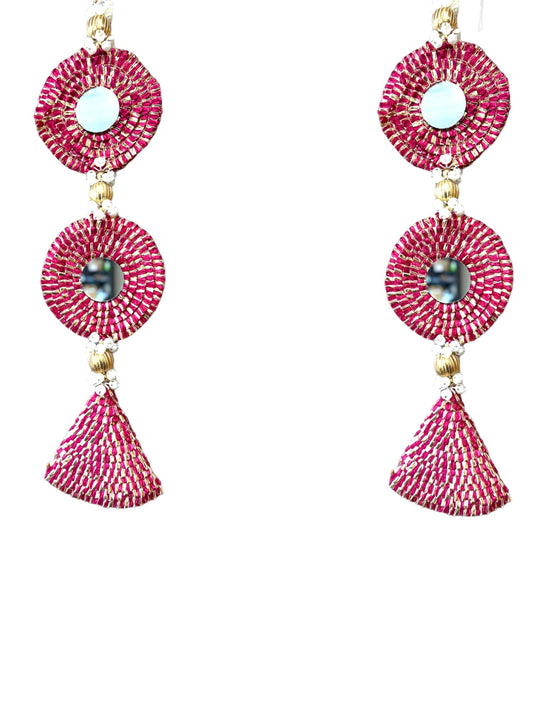 Mirror, Flowers & Bell Lari, Set of 2