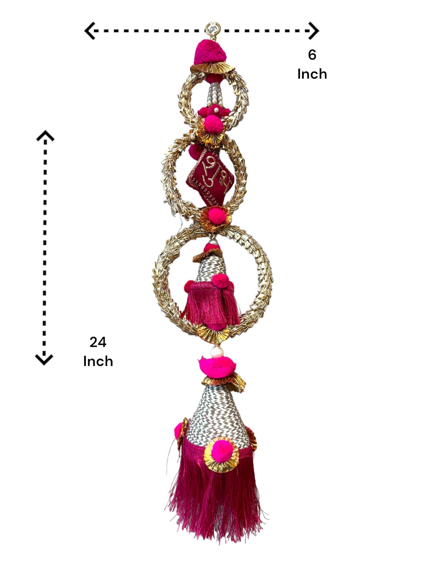 24" Long Shubh Labh Lari, Set of 2