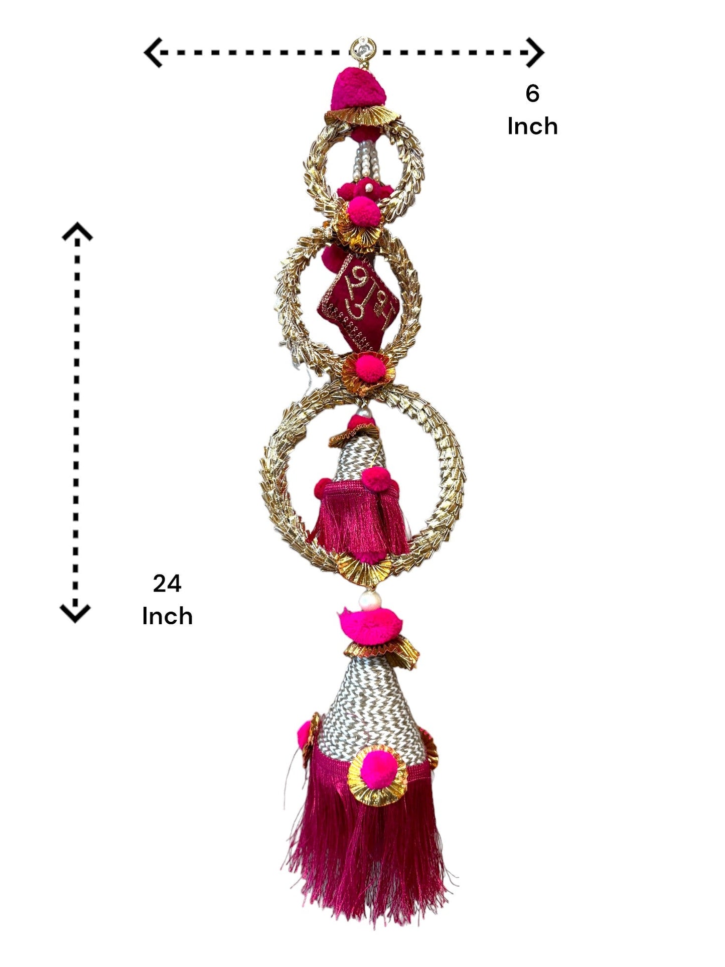 24" Long Shubh Labh Lari, Set of 2