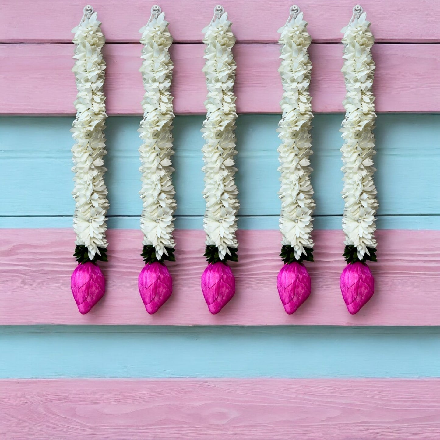 17" Long Lotus Lari, Set of 5