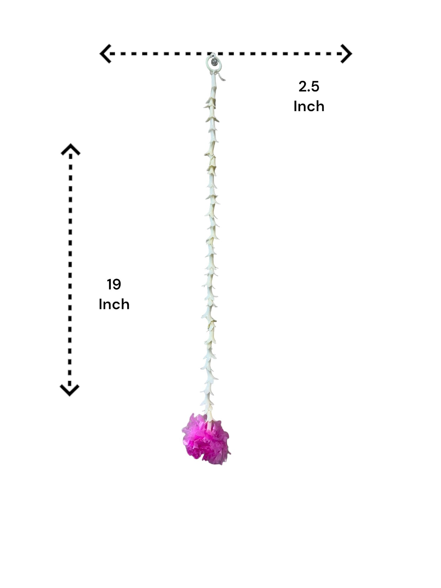19" Long Marigold Malai Lari, Set of 12