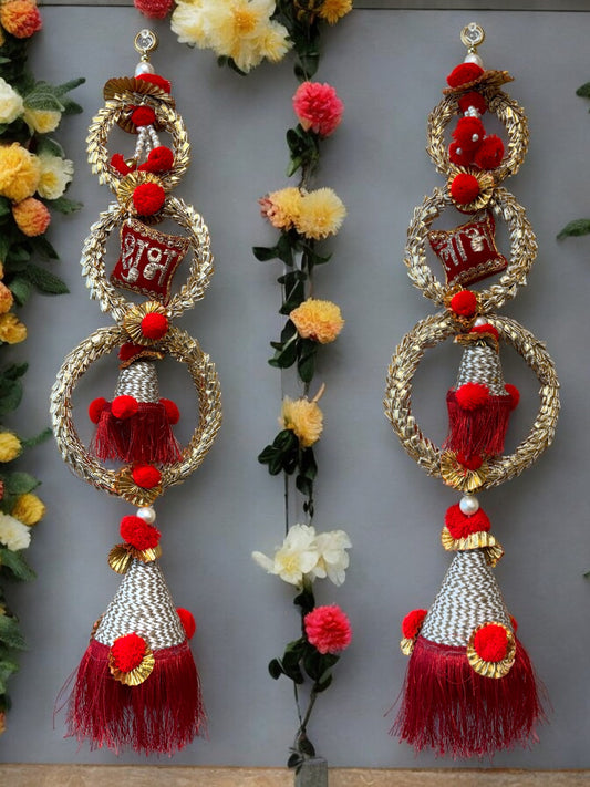 24" Long Shubh Labh Lari, Set of 2