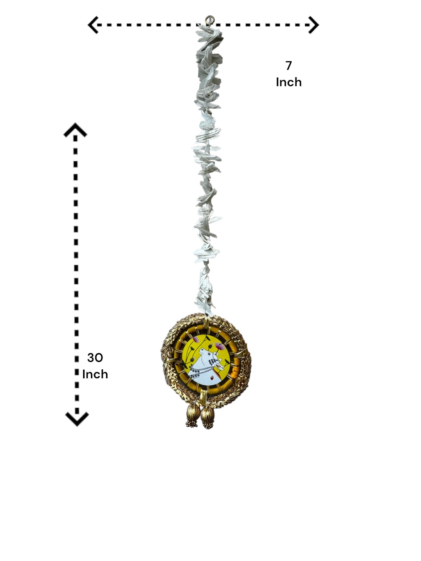 Pichwai, Ring & Tassels Lari, Set of 2