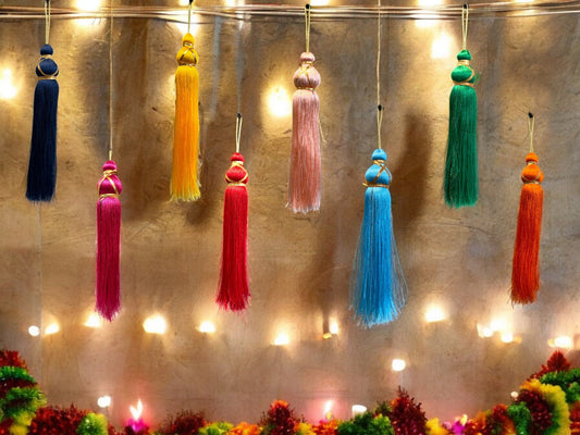 12" Long Tassels, Set of 8 (Assorted)