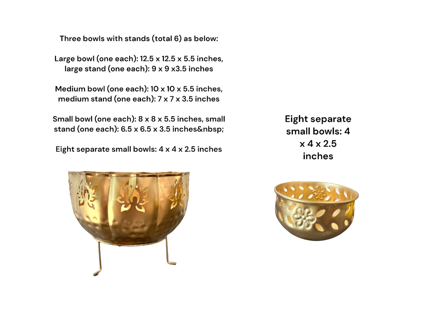 Urli with Stand, Set of 14