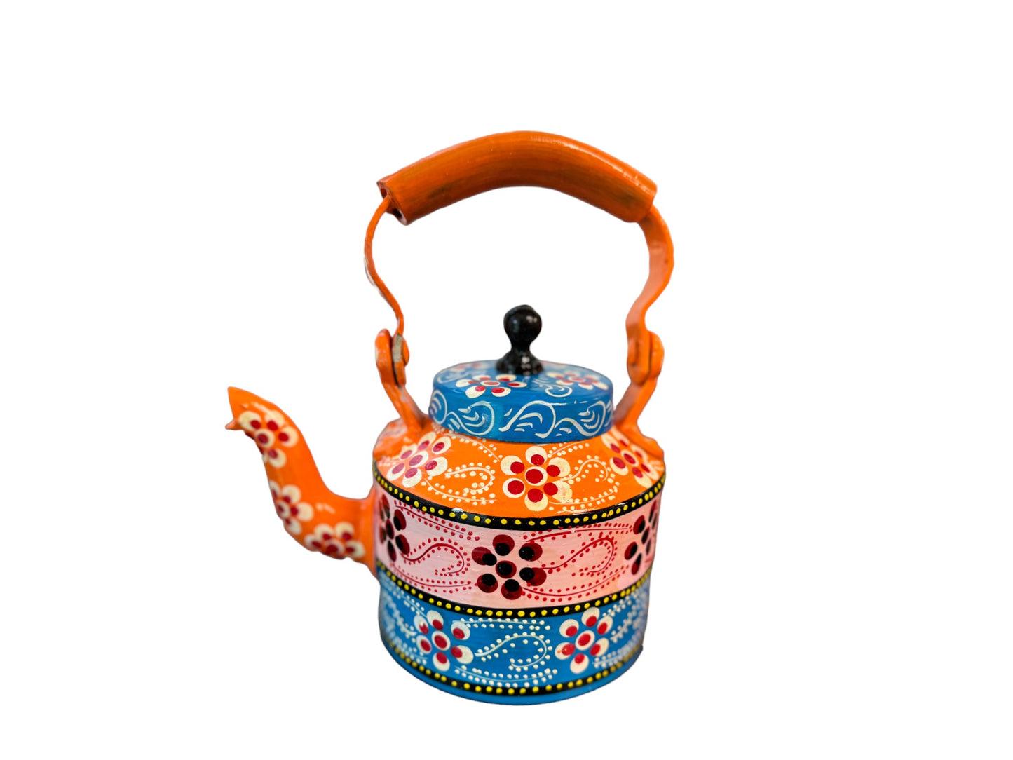 Multicolored Hand-Painted Kettle