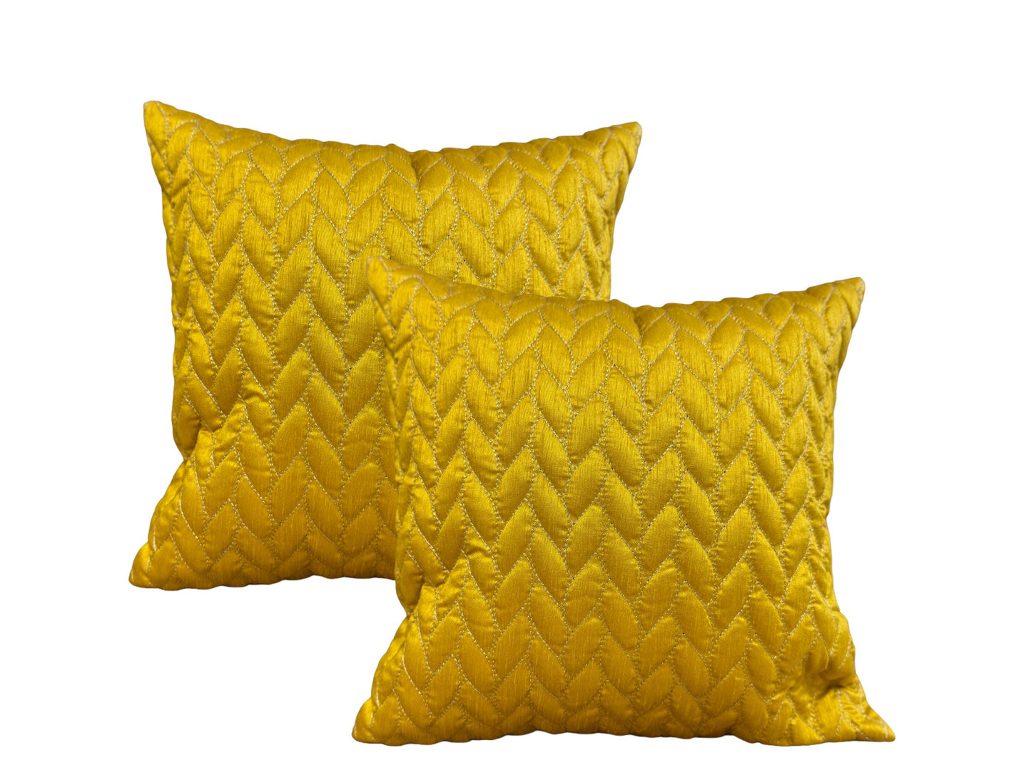Silk Cushion or Pillow Cover with Choti Design, Set of 2