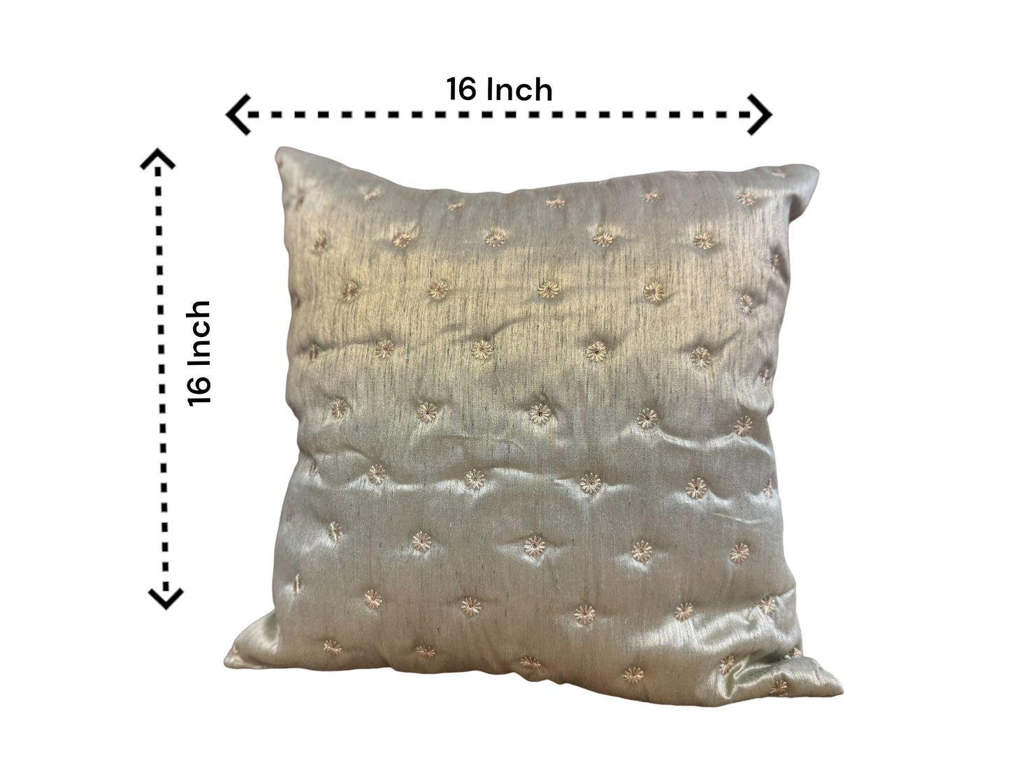 Dupioni Silk Star Cushion or Pillow Cover, Set of 2
