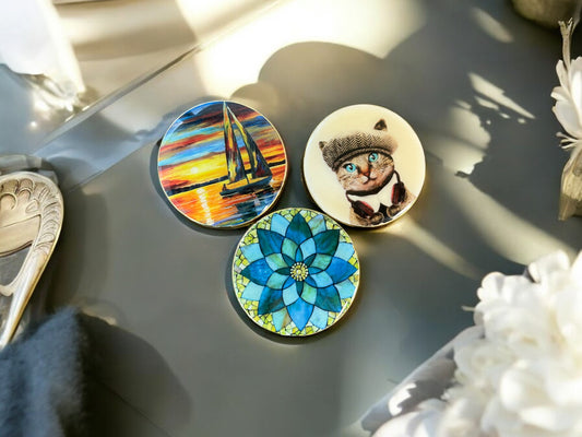 Trinket / Jewelry Box / Sindoor Dani, Set of 3