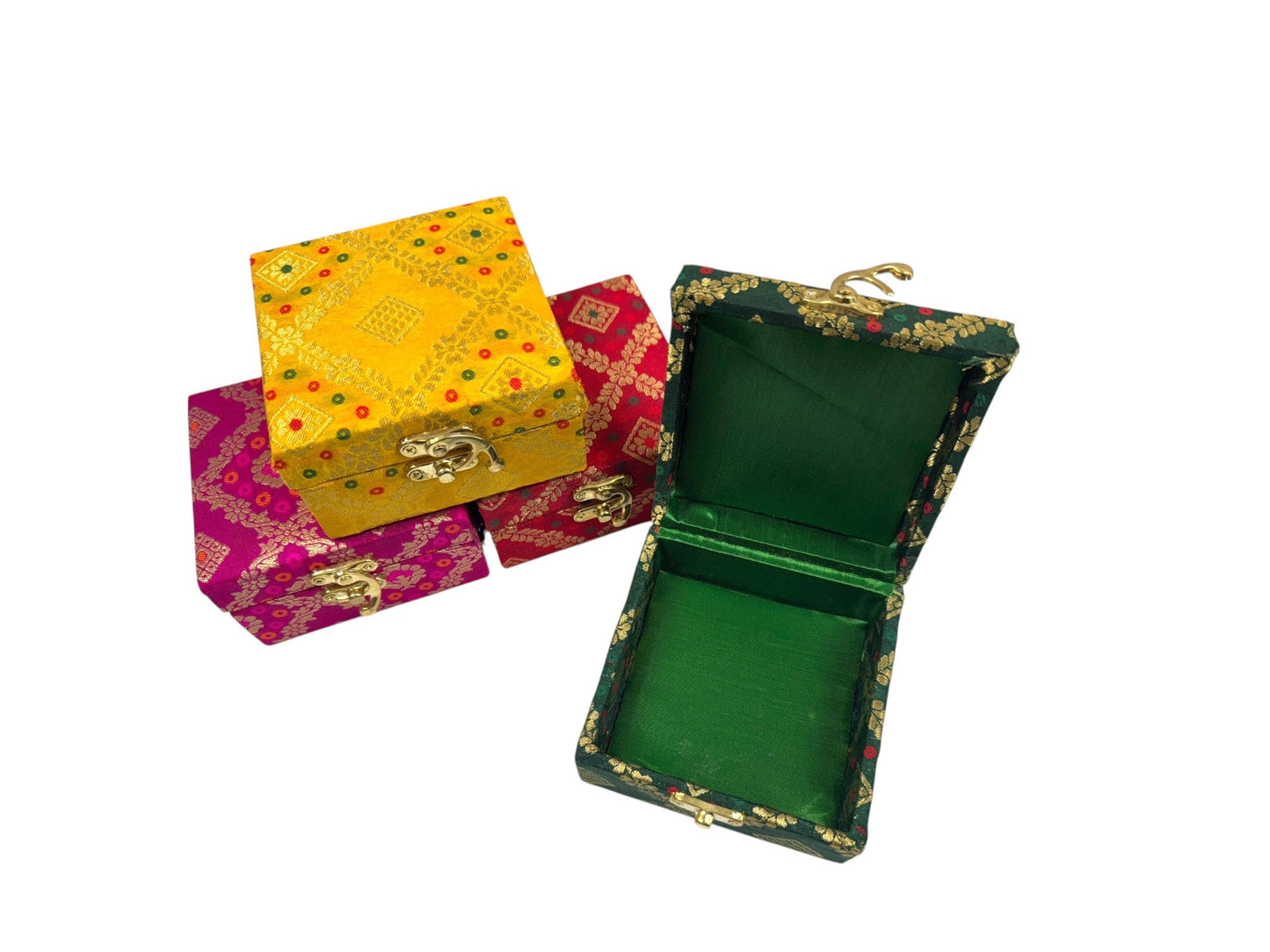 Gift Boxes - Set of 5 - Perfect To Pack Small Gifts Like Diya, Jewelry, Prasad