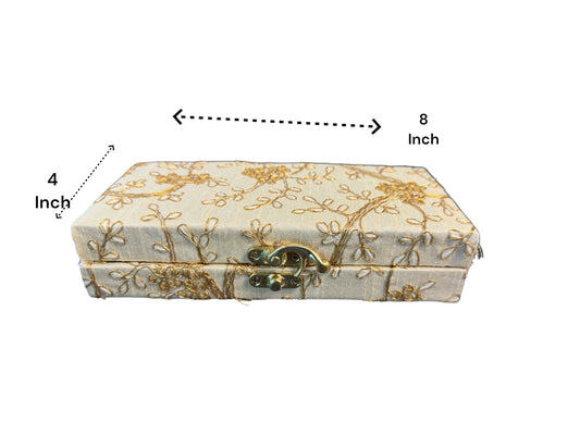 Gift Box with Embroidery, Set of 2