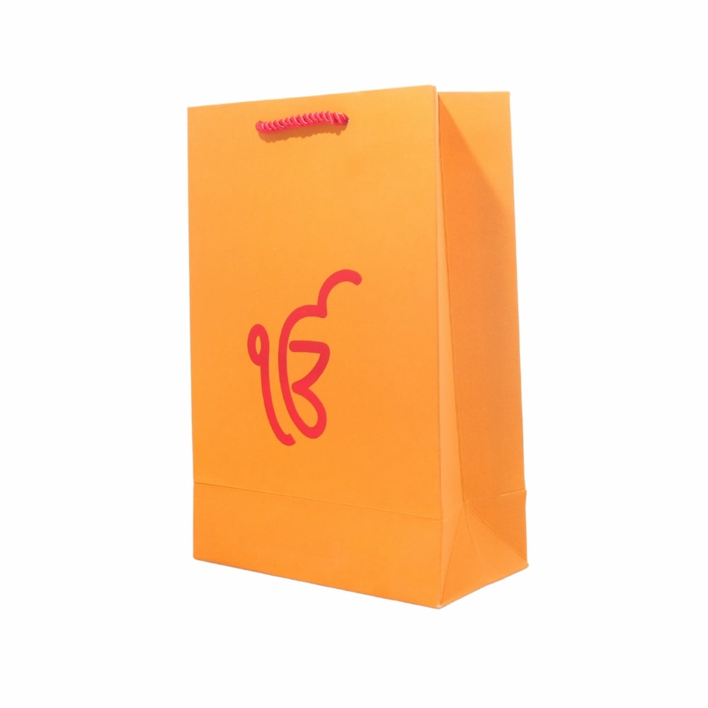 Ek Omkar Printed Paper Bag, Set of 10