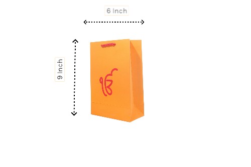 Ek Omkar Printed Paper Bag, Set of 10