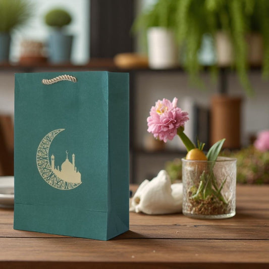 EID Printed Paper Bag, Set of 10