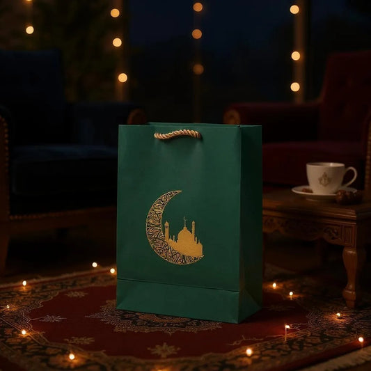 EID Printed Paper Bag, Set of 10