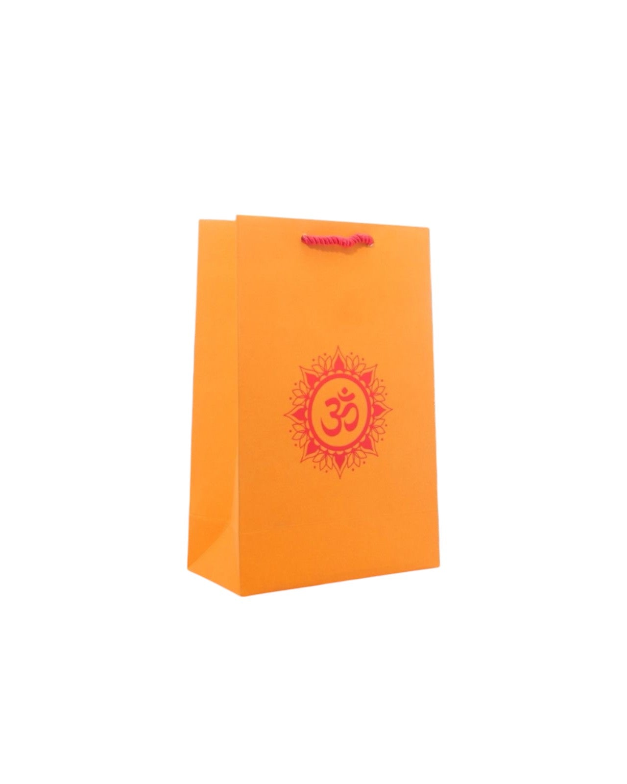 OM Symbol Printed Paper Bag, Set of 10