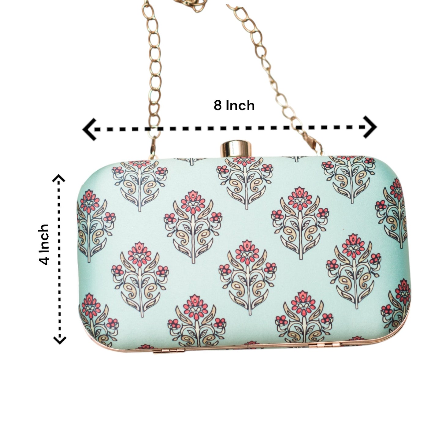 Exclusive Clutch with Floral Design