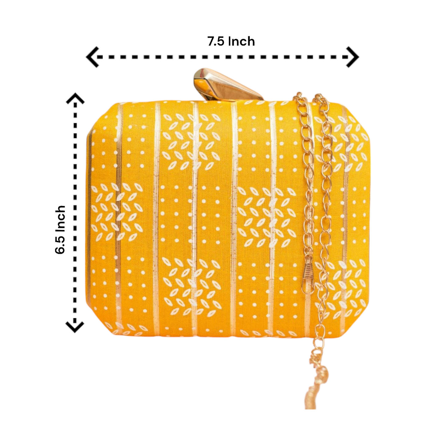 Exclusive Yellow Box Clutch