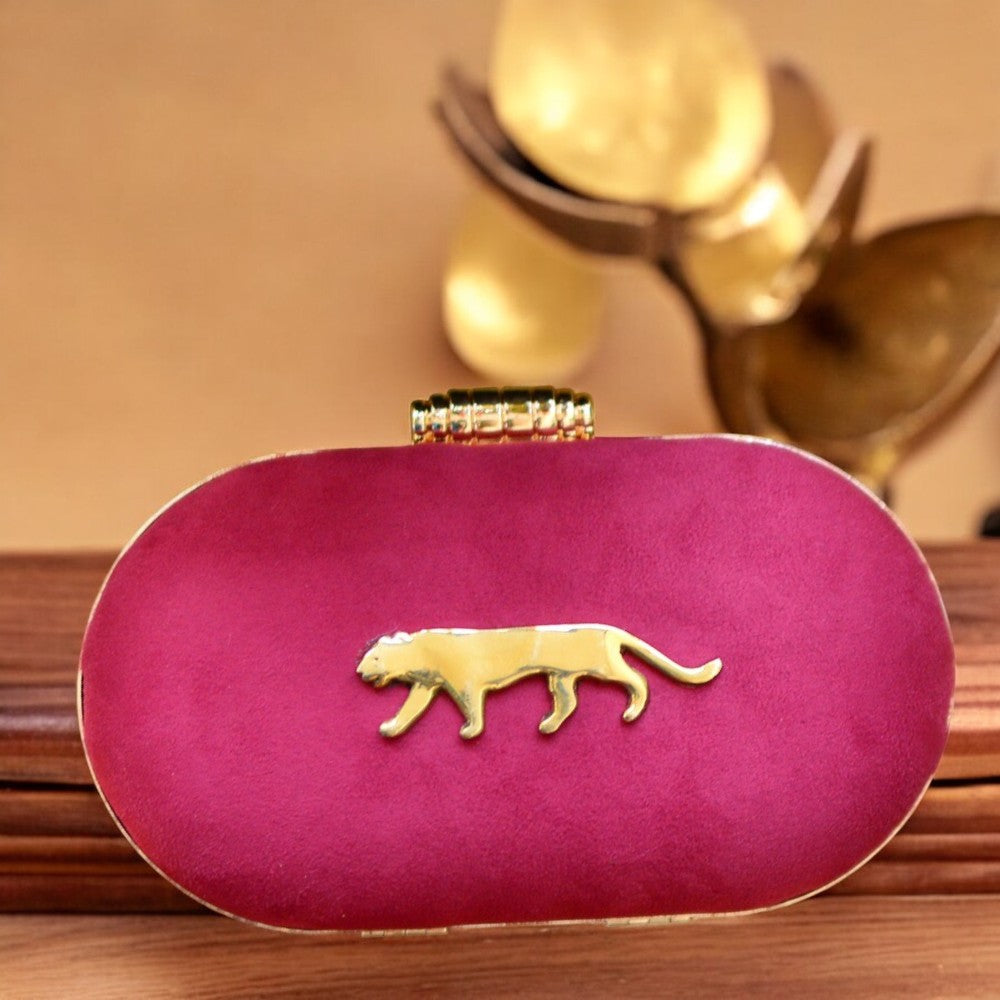 Exclusive Clutch with Jaguar Design