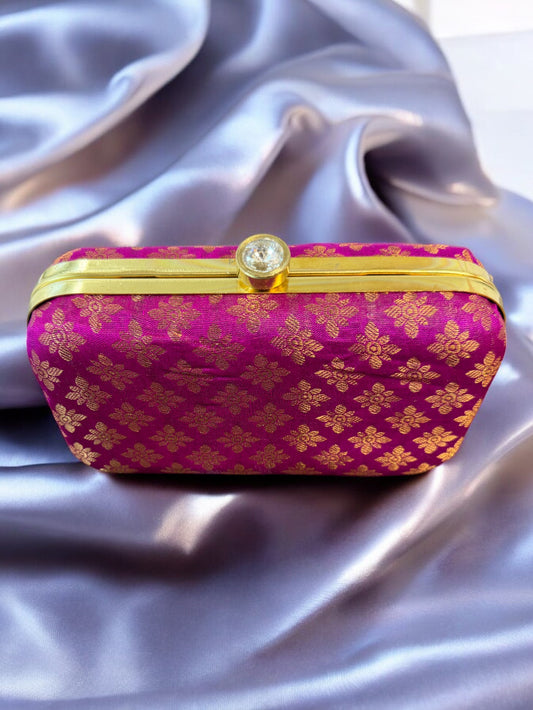 Banarsi Silk Clutch