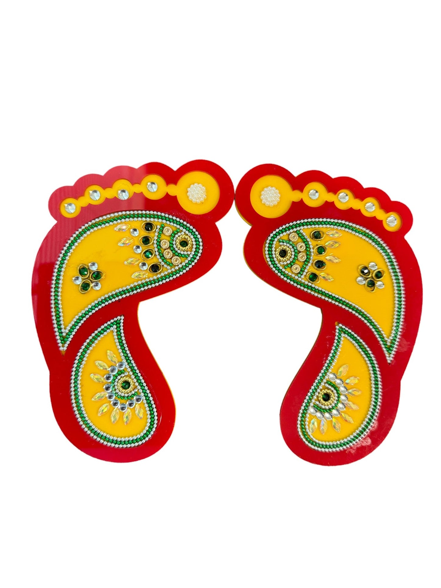 Laxmi Charan with Kundan Work