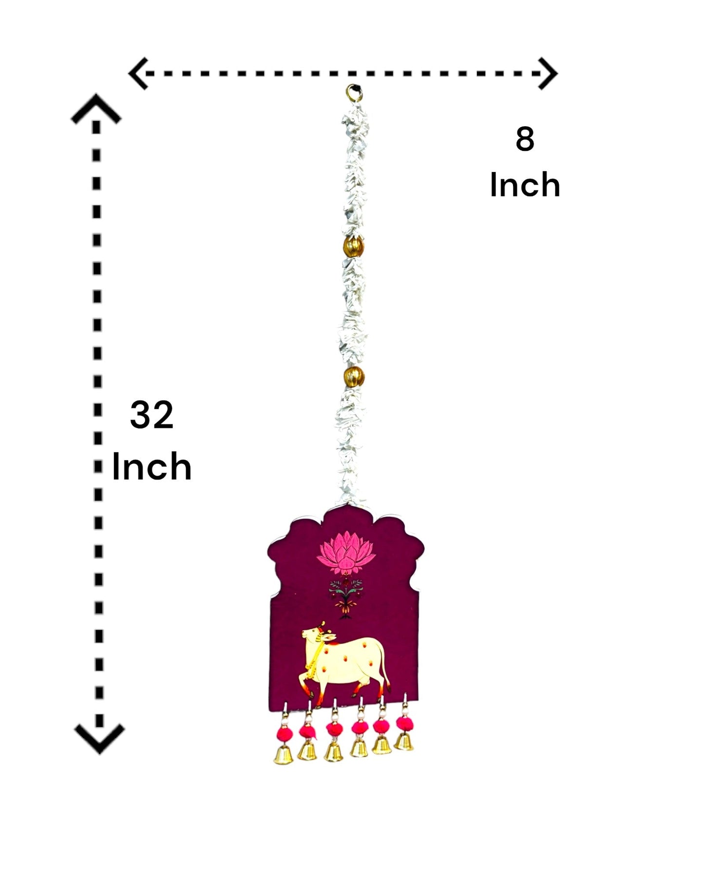 Double Sided Pichwai Cow Lari