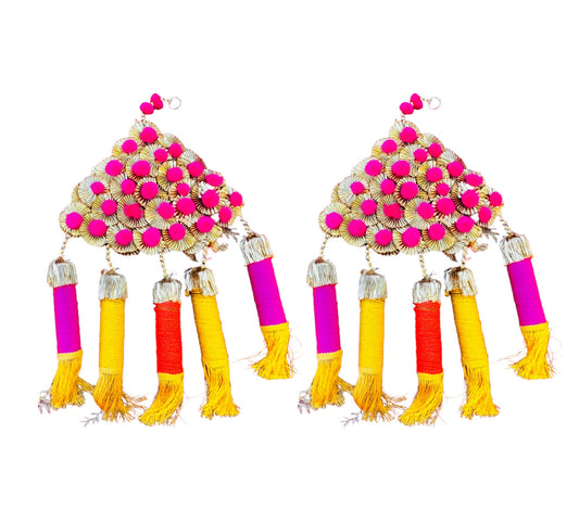 Gota & Pom-Pom Lari, Set Of 2