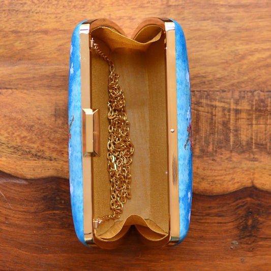 Radha Krishna Printed Clutch