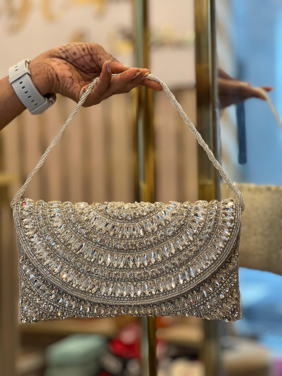 Crystal Designer Clutch
