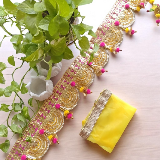 Beautiful Gota Work Toran with Tissue Bag