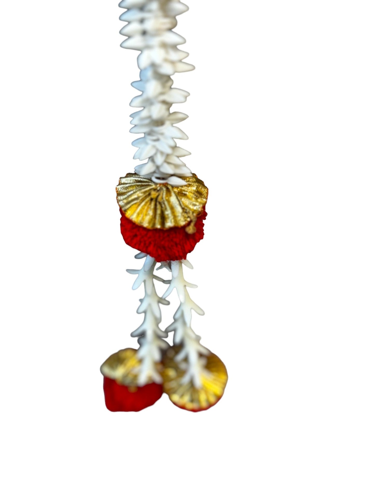 Scented Jasmine Gajra Lari with PomPom, Set Of 2