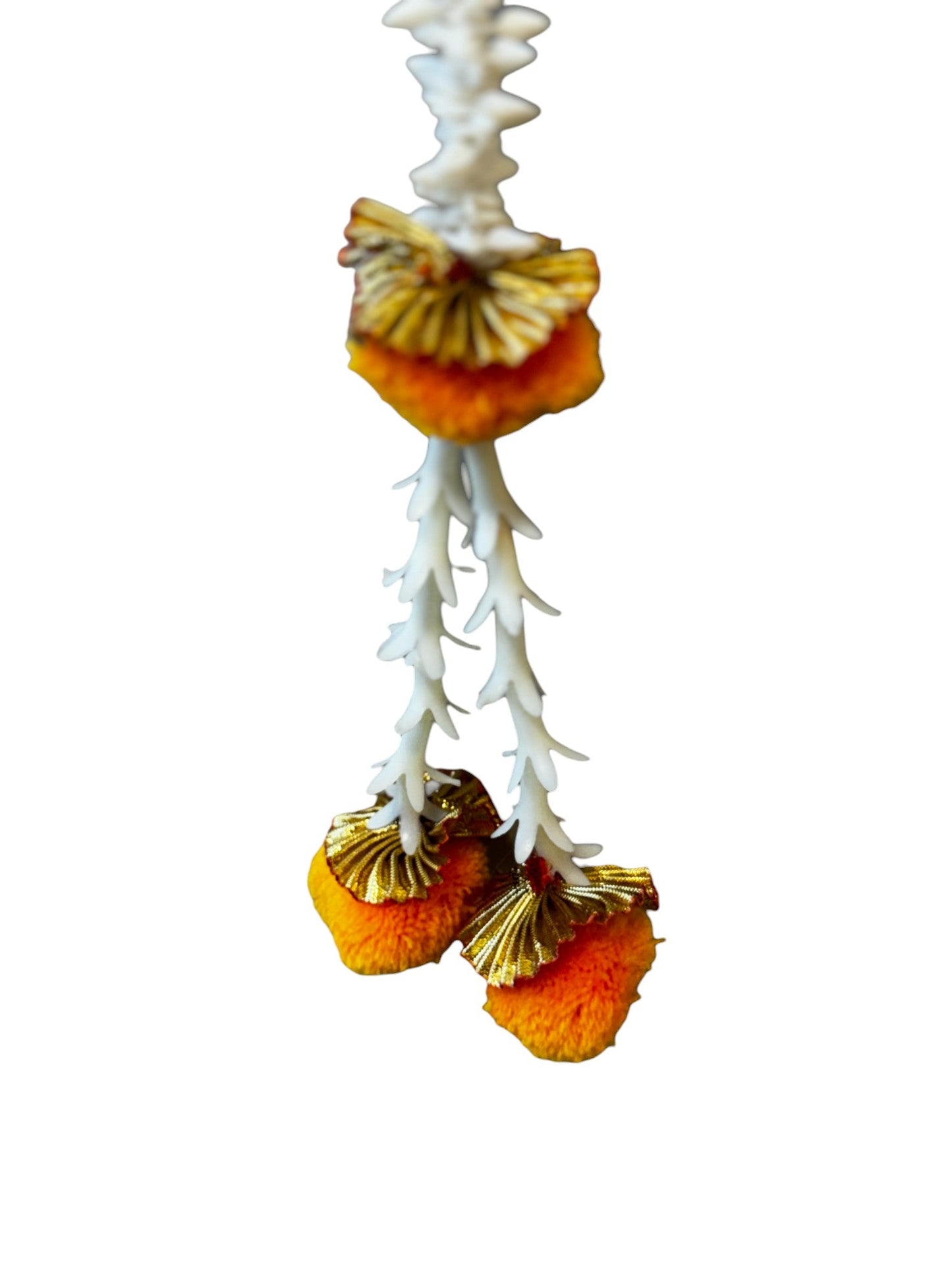Scented Jasmine Gajra Lari with PomPom, Set Of 2
