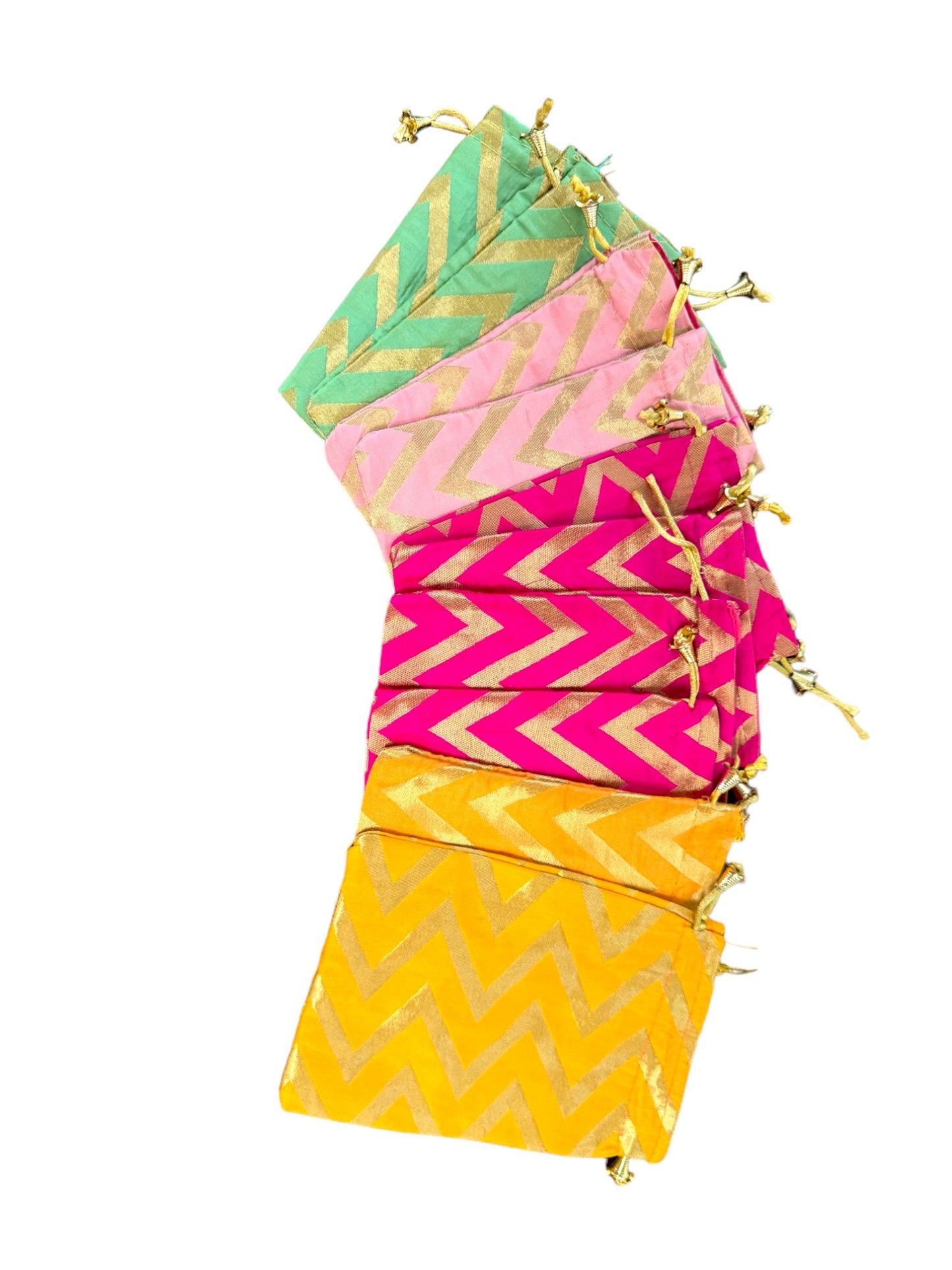 Small Silk Potli, Set of 10