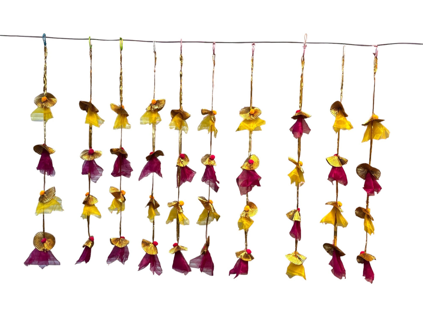 Net, Pom Pom & Gota Lari, Set of 10