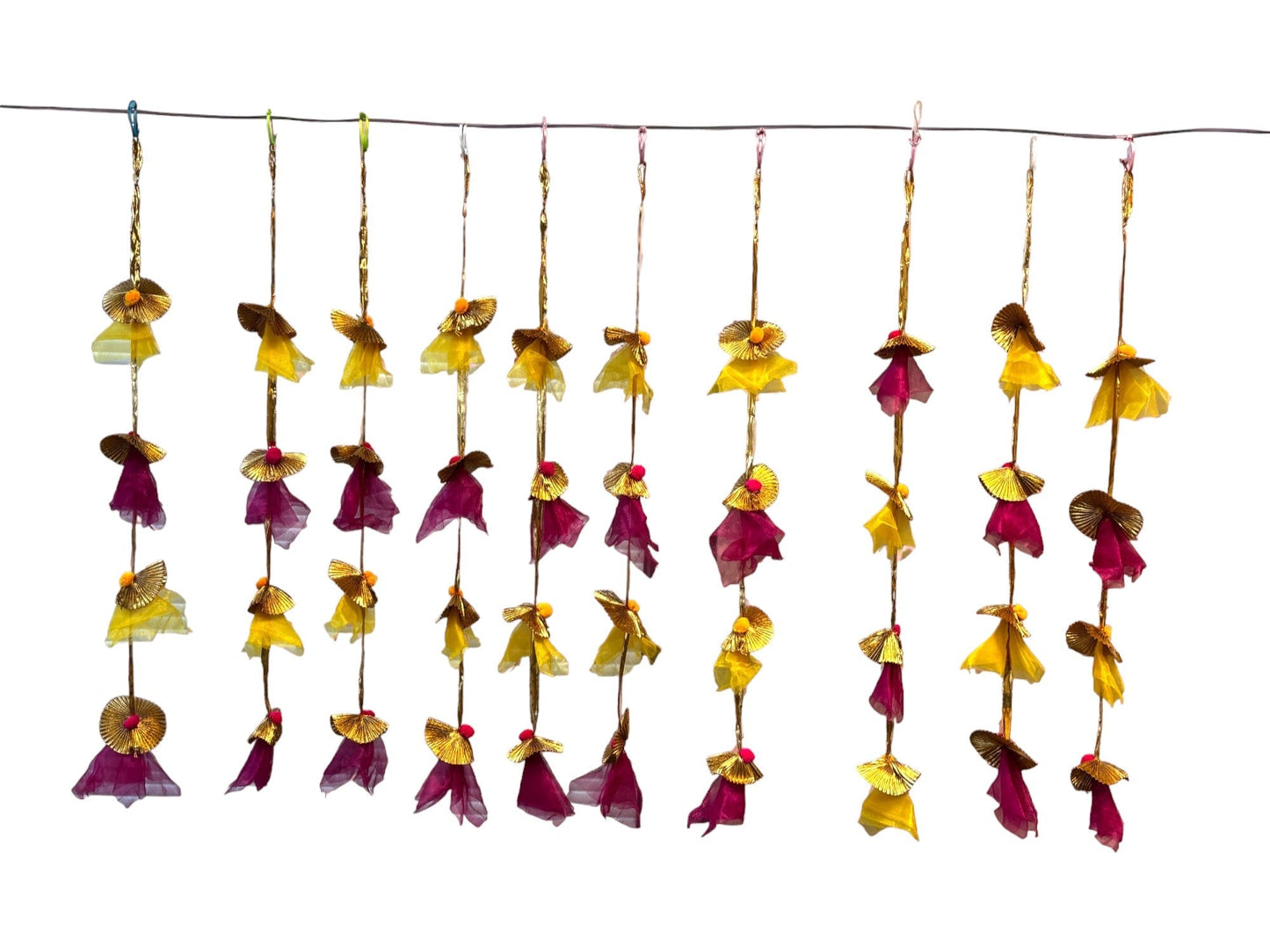 Net, Pom Pom & Gota Lari, Set of 10