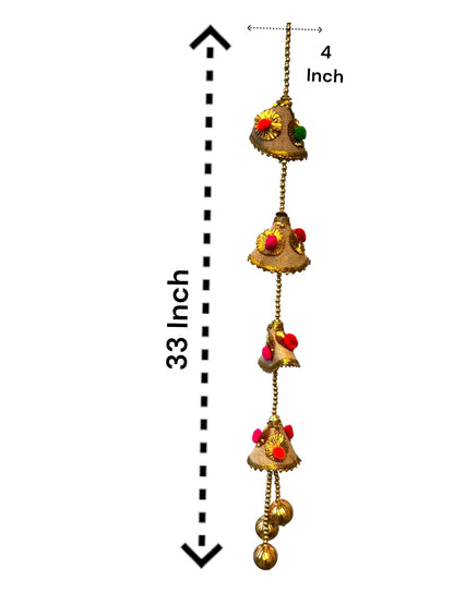 Jute Lari with PomPom & Gota, Set of 5