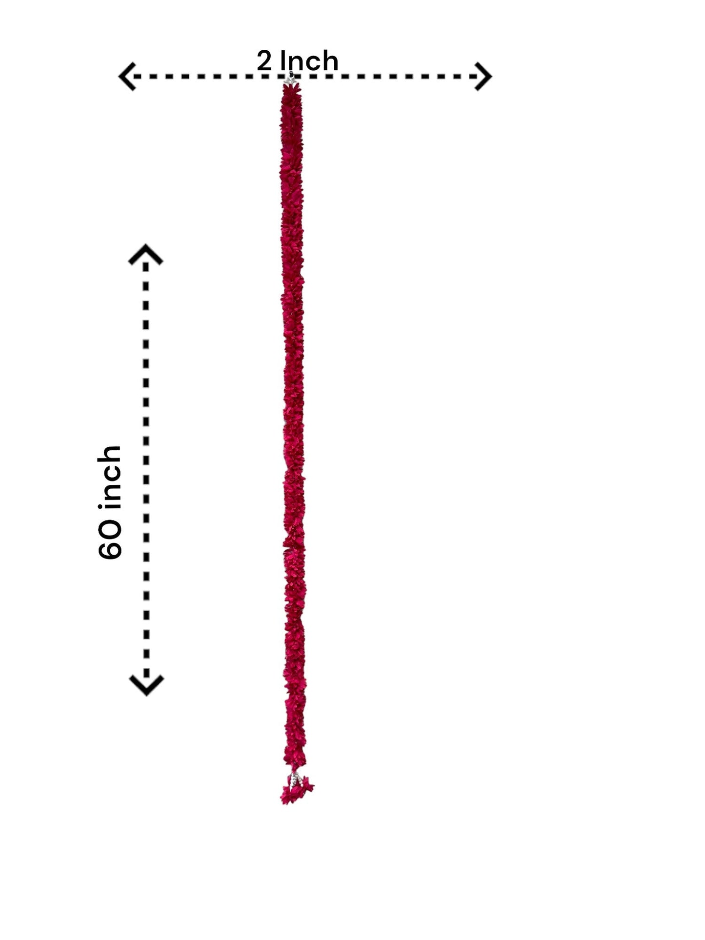 60" Long Artificial Flower Lari, Set of 5