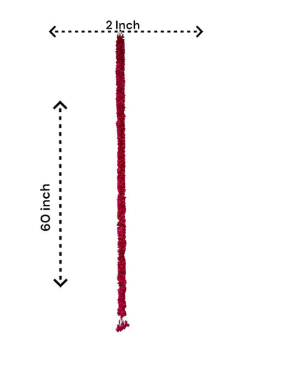 60" Long Artificial Flower Lari, Set of 5