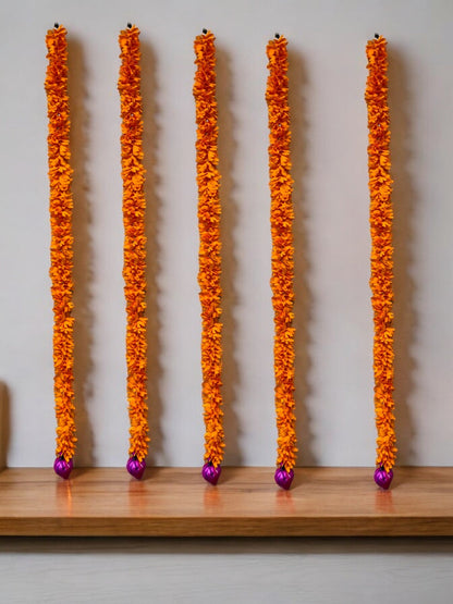 39" Long Lotus Lari, Set of 5