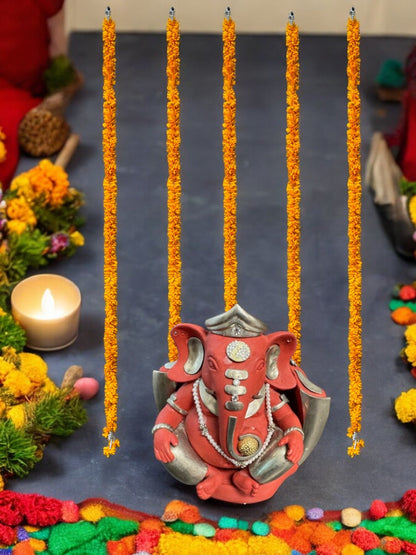 60" Long Artificial Flower Lari, Set of 5