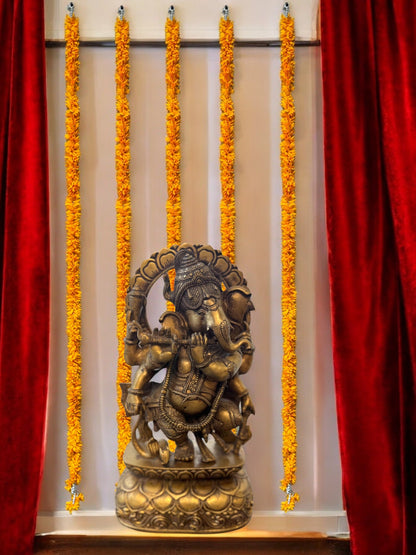 60" Long Artificial Flower Lari, Set of 5