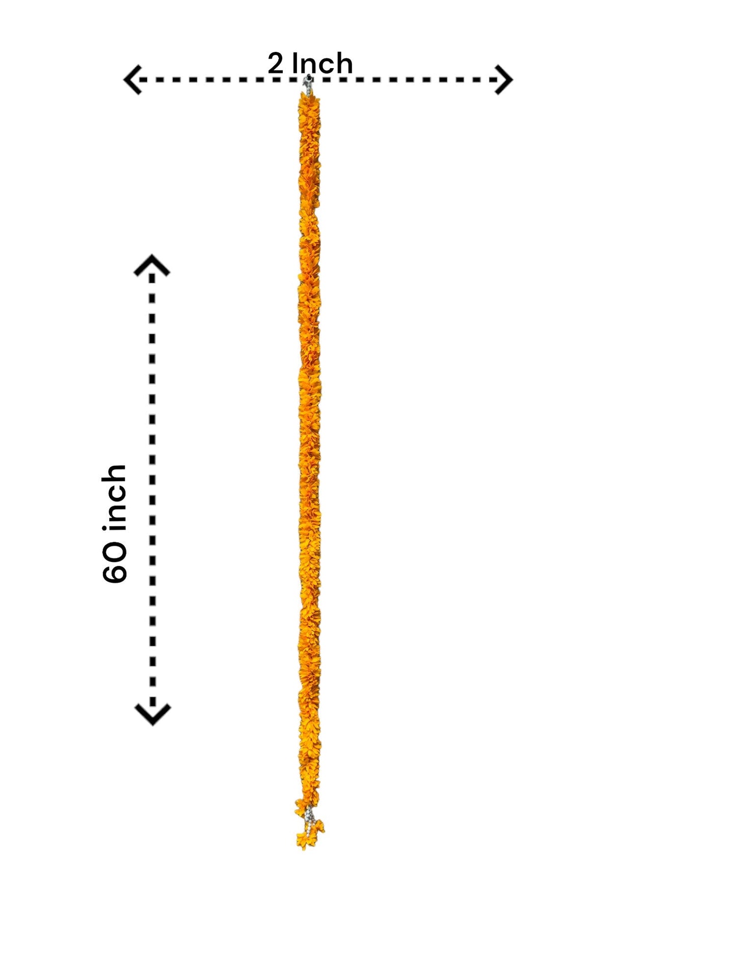 60" Long Artificial Flower Lari, Set of 5